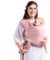 Boba Baby Tragetuch Neugeborene - Elastisches Babytragetuch und Stilltuch für Unterwegs - Einfach zu binden - Babytrage Neugeborene ab Geburt bis 16kg (Serenity Bloom)