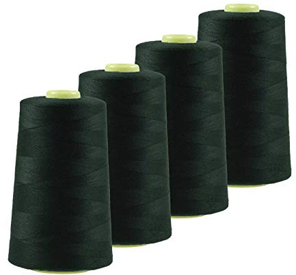 4 x 4572m Qualitäts Overlock-Garn Oeko-Tex Overlock Nähgarn Farben 621-660