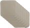 Brandsseller 8er Set Sitzkissen aus Filz 35x35x2 cm – Robuste Stuhlauflagen für innen und außen, eckiges Sitzpolster, strapazierfähiges Kissen für Stühle - Beige