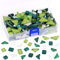 Swpeet Mixed Colors Shine Crystal Series Mosaic Tiles Assortment Kit, Square and Triangle Glitter Crystal Tiles Perfect for Home Decoration Crafts