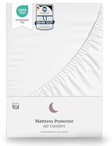 Blumtal® Matratzenschoner 140x200cm im 2er Set - Matratzenschutz wasserdicht - Oeko-TEX zertifizierter Matratzenschoner wasserdicht 140x200 cm - knisterfreier Schutz Matratzen - Schonbezug Matratze