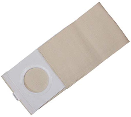 EXCEART Stomagürtel Herniengürtel Weiche Stomastützgürtel Stoma-Bandage atmungsaktiver Stomaverband Stoma Gürtel Gummiband für Damen Herren Lochdurchmesser 8cm (Beige XL)
