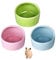 Hamster Ceramic Feeding Bowls,RoadLoo 3 Pieces Dishes Anti-Bite Ceramic Animal Food Bowl Cute Small Animal No Spill Water Feeder for Rabbit Hedgehog Guinea-Pig Gerbil Squirrel