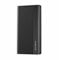 LINER Coque pour Samsung Galaxy A22 5G, Élégant Magnétique View Standing Flip Cuir Ultra Mince Antichoc Anti-Rayures Coque Etui Housse pour Samsung Galaxy A22 5G - Noir