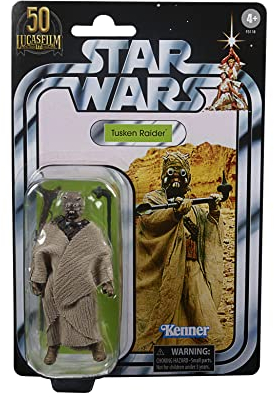 Star Wars Hasbro The Vintage Collection Tusken-Räuber, 9,5 cm große Action-Figur zu den ersten 50 Jahren der Lucasfilm Trilogie, Multi, One Size