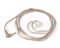 EZ EAR NEX KZ IEM-Kabel, hochreines, sauerstofffreies Kupfer, abnehmbares Ersatzkabel für ZST/ZSR/ED12/ES3/ES4/ZS10/AS06/AS10/BA10/ZST-X/EDX (B Pin 3,5 mm, Schwarz, Mikrofon)