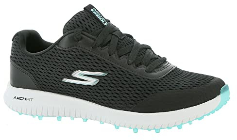 Skechers Women's GO Golf MAX 2 Fairway 3 Golf Shoe, Black, 3