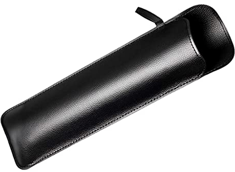Schwarz PU Leder Regenschirm Abdeckung Hülle Tragbar Wasserdicht Regenschirm Aufbewahrungstasche Wasserabsorbierende Regenschirm Tasche Ultrafeine Regenschirm Aufbewahrungstasche