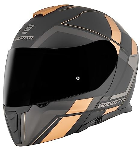 Bogotto FF403 Murata Klapphelm, Bronze/schwarz/grau, XL (61/62)