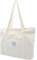 Damen Kord Groß Handtasche Tote Bag Shopper mit Reißverschluss für Bücher Reisen Alltag Schule Arbeit Einkauf weiss