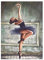 SHEGZHUC Diamond Painting Danseuse Ballerine 30x40cm Perles de Diamant Ballerine Broderie Diamant Danseuse Peinture Diamant Danseuse Noir Tableau Diamant Danseuse Painting Diamant Danseuse Cygne Noir
