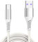 YSJJZRL Cable USB Tipo C Trenzado Cable de Carga rápida de 66 W para LG G6 G7 V30, Moto Z2 Z3, etc. (1M,Blanco)