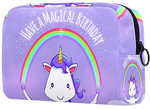 Einhorn Regenbogen Schminkpinsel Beauty Bag Organizer Kosmetiktasche