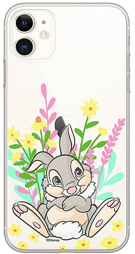 ERT GROUP Handyhülle für iPhone 11 Original und offiziell Lizenziertes Disney Muster Thumper 004 optimal an die Form des Handy angepasst, teilweise transparent