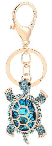 VALICLUD Strass-Schildkröten-Schlüsselanhänger Kristall-Schildkröten-Schlüsselanhänger Schildkröten-Anhänger Für Schlüssel Handtasche Geldbörse