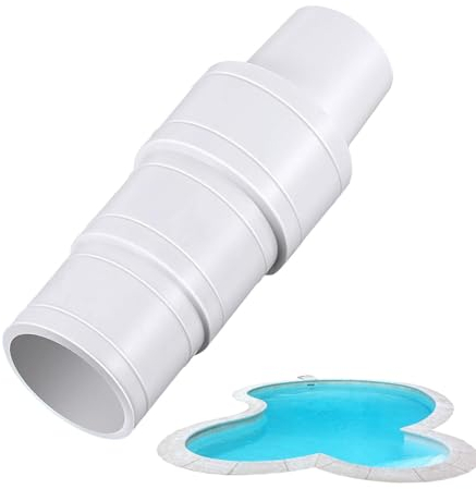 Anulely Adaptateur de tuyau de piscine, adaptateur pour aspirateur de piscine, raccord de tuyau de 1-1/4 pour raccord de tuyau de piscine, adaptateur de tuyau de piscine, raccord de tuyau, outils