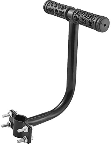 Pineeseatile Manico del Sedile Posteriore in Bici Sicurezza in Acciaio Bike Accessori per cicli braccioli Black Bike Accessori