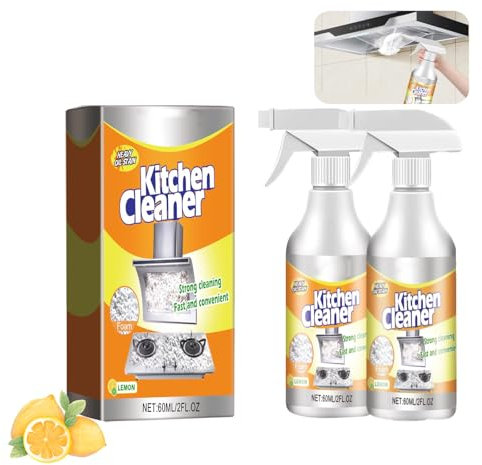 Kitchen Foam Cleaner, Kitchen Foam Cleaner Spray, 2024 Kitchen Foam Cleaner, Multi-Purpose Cleaner for Many Surfaces, Easy to Use All-Purpose Cleaner for the Home (2PCS)