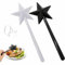 FHBHJNATC 2 Pièces Saliere Baguette Magique, Saliere Baguette Magique, Baguette Magique Sel et Poivre, Idéal pour les Cuisines, les Réunions de Famille, le Camping de Voyage