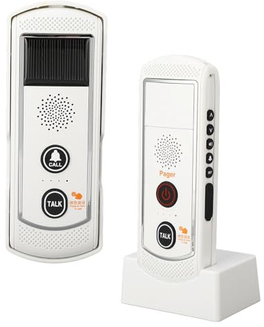 Sonnette sans fil, sonnette d'interphone solaire sans fil, sonnette d'interphone vocal bidirectionnel, sonnette électronique de sécurité domestique avec portée de 2000 m