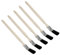 5 x Handelskönig Profi-Heizkörperpinsel 25 mm Eckpinsel Fassadenpinsel Pinsel lang Flachpinsel