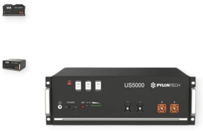 Estock1speed Batteria al Litio 4,8kWh/2,4kWh, 48V Pylontech Fotovoltaico Accumulo Storage,al litio fosfato 12 V impianto fotovoltaico. (Batteria 4,8kw)
