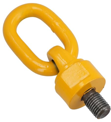 M10 x 18mm Swivel Rotating Lifting Point Eye Bolt with Ring 0.5t Capacity 1pc