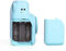 For Instax Mini SE Camera Battery Side Cover Replacement Battery Door Cover Battery Back Shell Lid Camera Compartment Accessories (Blue)