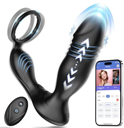 JOURLOVE Recharge able USB Plu𝚐 An𝚊les𝚎x T𝚘ys Plu𝚐 An𝚊le S𝚎x T𝚘ys 10 modalità D𝚒ld𝚘 An𝚎lloVibrante Pl𝚞g An𝚊les𝚎x P𝚎r U𝚘mo Stim𝚘lat𝚘re Pros𝚝atico Trigger Recharge able