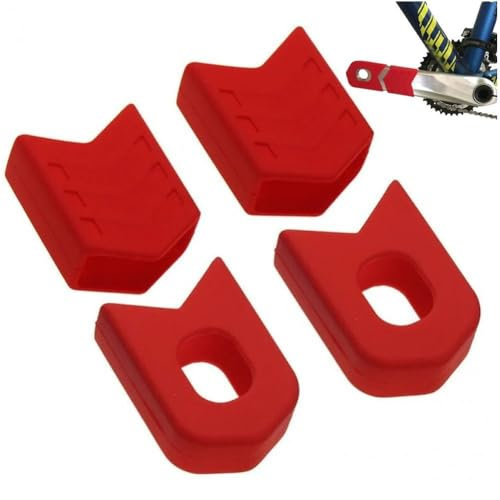 Lpitoy 4 Teile/Satz Fahrrad Boot Kurbel Abdeckung Kurbel Silikon Abdeckungen Kurbel Schutz Hülse Arm Schutz Fahrrad Zubehör