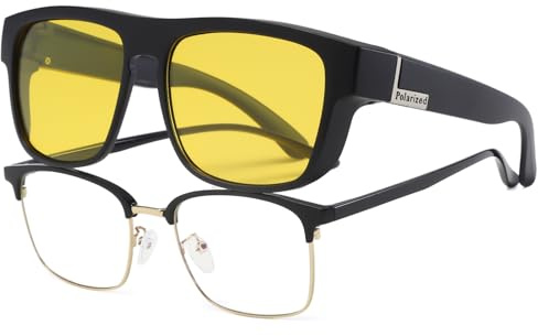 Long Keeper Lunettes de soleil polarisées pour homme et femme - Anti-reflet - Pour la conduite et la pêche - Protection UV