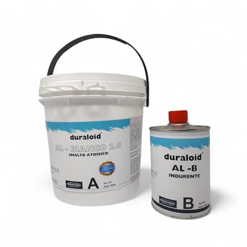 PROCHIMA Duraloid AL 2.0, Smalto Bianco Certificato Alimenti, Resistente e Lucido, 5kg