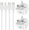 iPad Charger,2 Pack Apple iPad USB C Lightning Charger Cable and Plug 1M 3FT Quick Charge for iPad Pro 12.9 11 2nd 3rd 4th 5th 6th Generation 2024/Air/Mini 2 3 4 5 6/iPad 5th 6th 7th 8th 9th 10th 11th