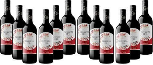 Blossom Hill Red Wine,75cl, (Case of 6) (Pack of 2)