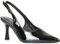 Women's Court Shoes Slingback Ladies Spointed Toe Evening Party Classic Stiletto High Heel Black Patent Closed Toe Pumps Size 6