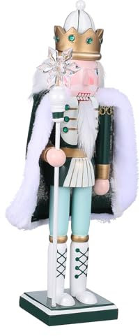 FOMIYES Christmas Ornaments Nutcracker Soldier Themed Pastel Christmas Centerpieces Fairy Lights Christmas Lights Nutcracker Craft Xmas Kit Velvet Nutcrackers Bauble Unique Wood