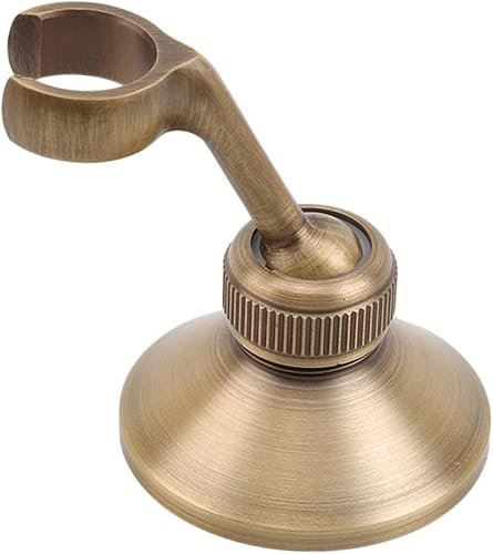 SDGBCXD, Universell verstellbare Duschkopfhalterung, Handbrausenhalterung, verstellbare Handbrausenhalterung, Handbrausenhalter, Badezimmerzubehör, golden,Brausehalter
