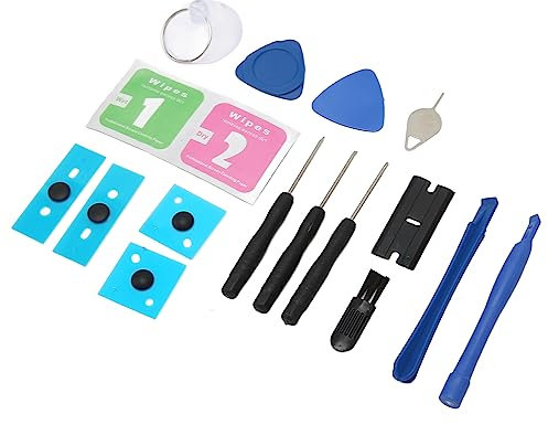 Juroupi Laptop Bottom Case Feet Anti Slip Round Dot Accurate Size Laptop Foot Pads for Surface 3 4 5 Replacement Black (Black)
