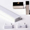 AFTERTECH 1metro 1506B 15x6mm Profilo Alluminio Bianco Piatto con Copertura 1m Per Strisce Strip LED Barra Rigida 1MT + Cover Bianca (1x 1m 1506B milk)