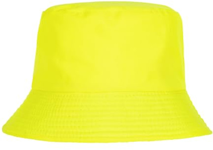 Boland - Neon Fischerhut, leuchtet im Schwarzlicht, Mütze für Karneval, Mottoparty oder Festival, Bucket Hat