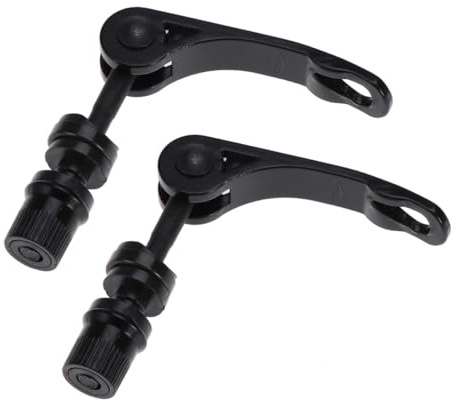 Cabilock 2 pièces Boulon à Dégagement Rapide pour Moyeu de Roue et Collier de Selle Vélo Route et VTT Levier Alliage Aluminium Robuste Kit Facile à Installer