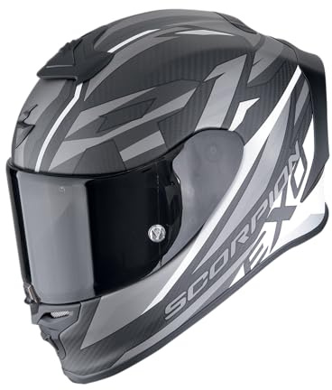 SCORPION EXO-R1 EVO CARBON AIR RUNNER Matte Black-White XL