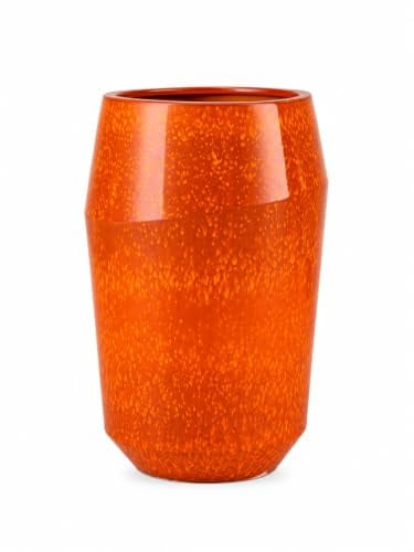 Provencelia Monaco Blumentopf groß hoch Keramik Ø44xH67 cm Orange | Blumentopf handgefertigt, Übertopf frostfest, Pflanzgefäß für Wohnzimmer, Garten, Balkon & Terrasse, Blumenkübel XXL, 48 L