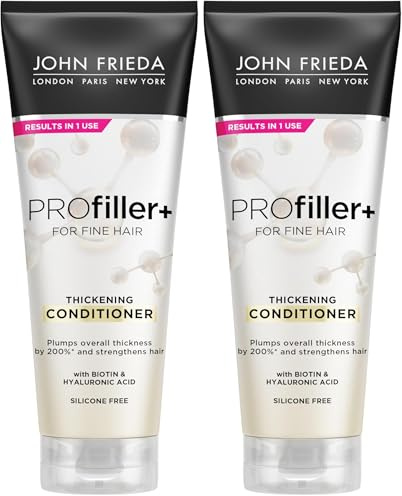 John Frieda PROfiller+ Thickening Conditioner für dünnes, feines Haar, 250 ml (Packung mit 2)