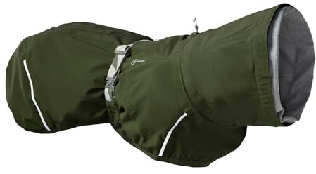 Hurtta Mudventure Hundemantel ECO Regenjacke für Hunde (Forest, 45)