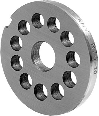 WOLFCUT R70 Fleischwolfscheibe mit 10,0 mm Bohrung System Unger Werkzeugstahl