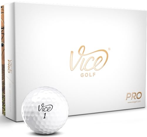 Vice Golf Pro 12er Pack (Offizieller Ball der Deutschen Golf Liga)