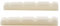 Musiclily 38mm Slotted Bass Bone Nut Flat Bottom for 4 String Precision/Jazz Bass Guitar,38x3.5x5mm(2 Pieces)