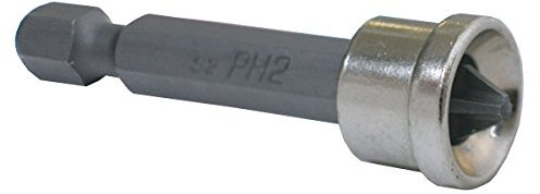 Proteco-Werkzeug® 5 Stück PH 2 x 50 mm Trockenbaubit für Gipskarton Rigips mit Anschlaghülse Tiefenanschlag