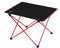 ele ELEOPTION Klapptisch Campingtisch Aluminiumlegierung klappbar Reisetisch mit Tragetasche für Camping Picknick Angeln Auto Reise usw. (Rot)